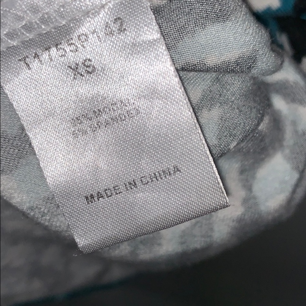 TART • Ikat Black Teal Modal Jersey Stretch Dress - Picture 5 of 8